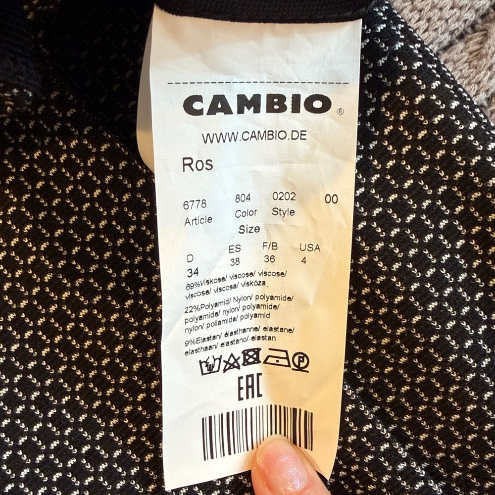 Cambio Patterned Pants - image 3